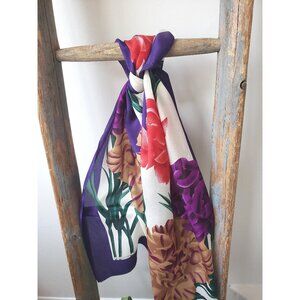 Peony Scarf by Adrienne Vittadini Floral Spring Scarf